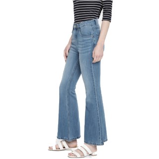 ether Women Ice Blue Wide Leg High-Rise Denim at Rs.854